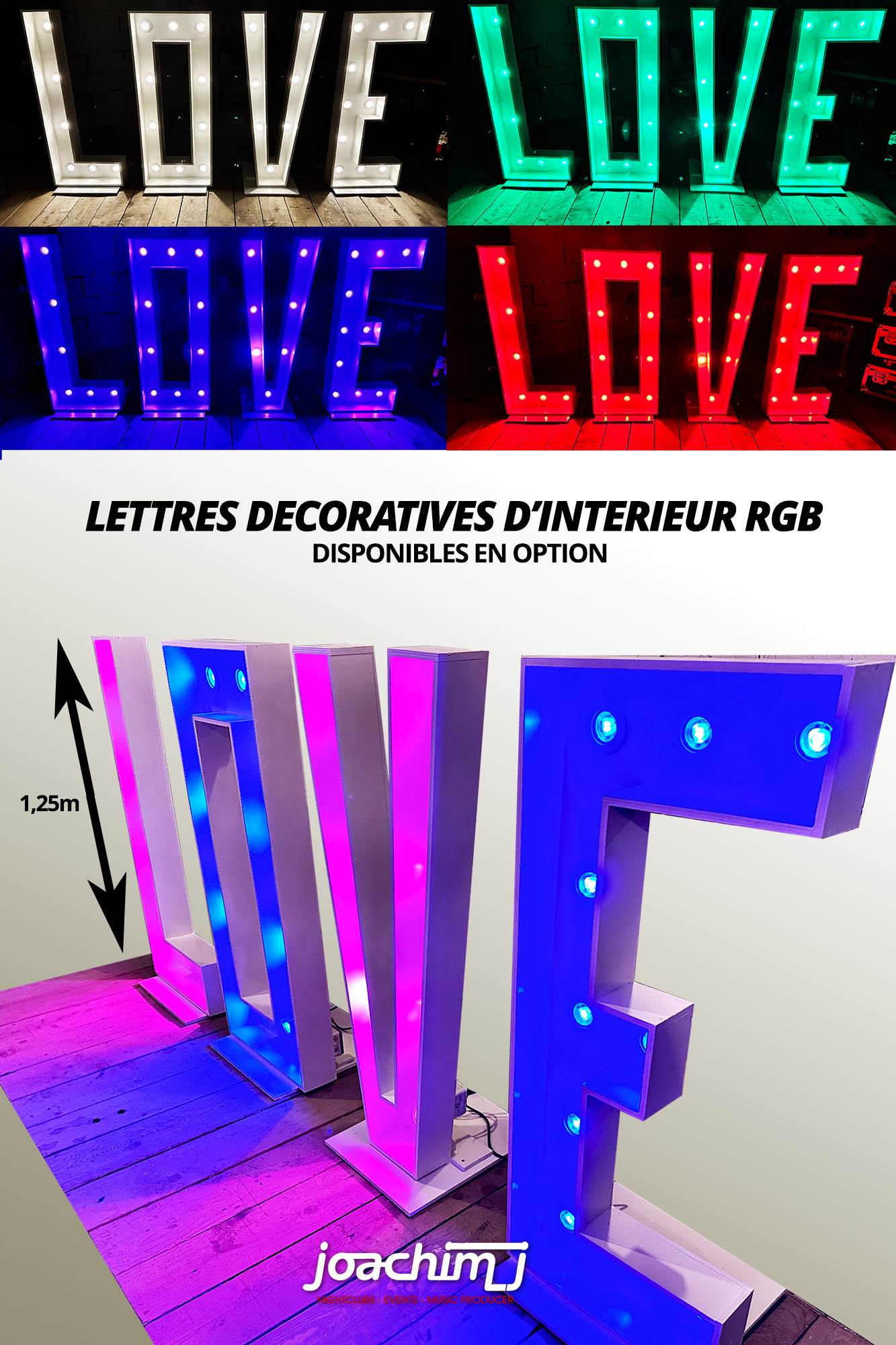 Lettres LOVE